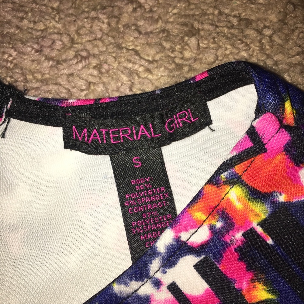 a multi colored dress